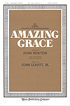 Amazing Grace SATB choral sheet music cover